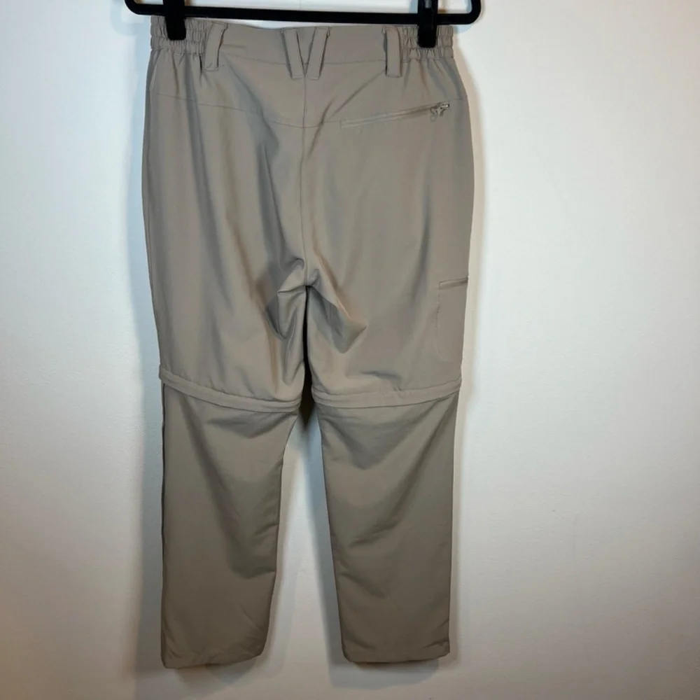 Outdoor Ventures Convertible Hiking Pants Shorts Tan Zip Off UPF Minimalist Sz 8